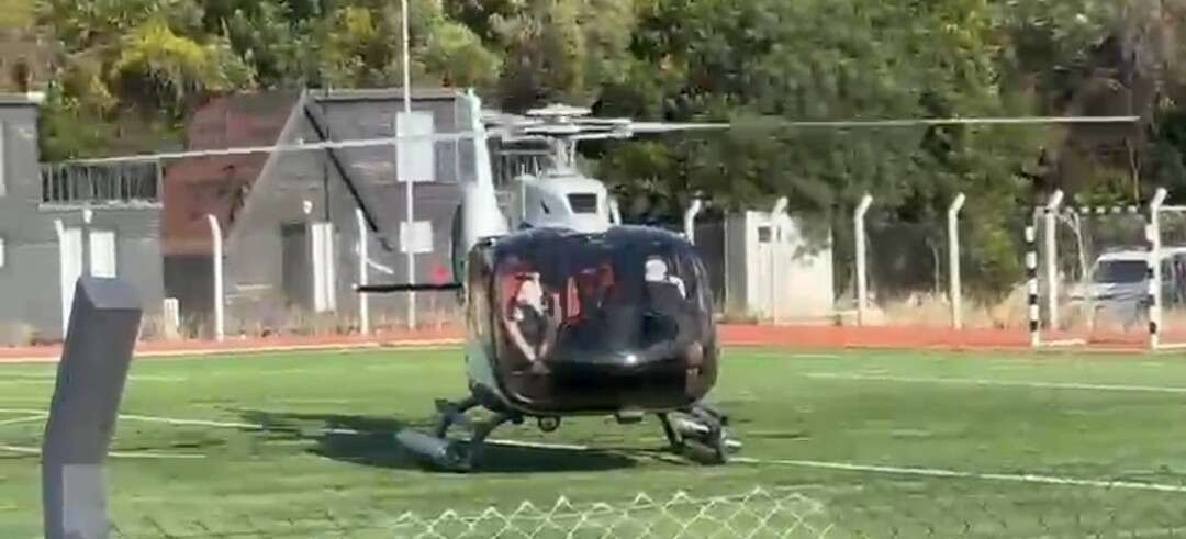 Turizm Cenneti Bodrum'da Stadyumu Helikopter Pistine  Çevirdiler 6